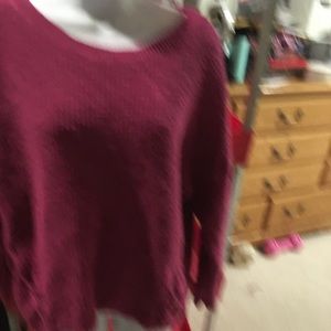 Pink sweater Christopher and Banks